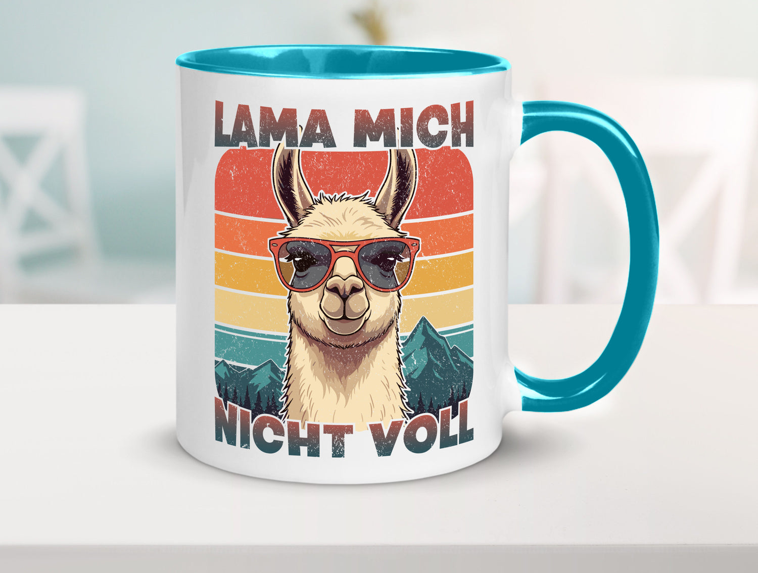 Lama mich nicht voll | Alpaka Kamel Retro lustig Humor Geschenkidee Geschenk