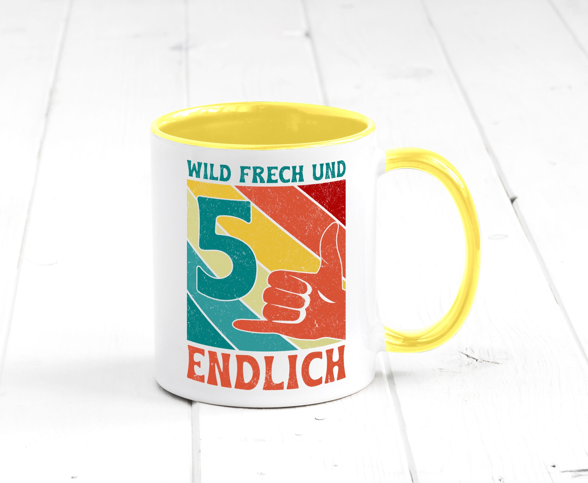 5. Geburtstag | 5 Jahre Wild und Frech Geschenk Geschenkidee lustiger Spruch