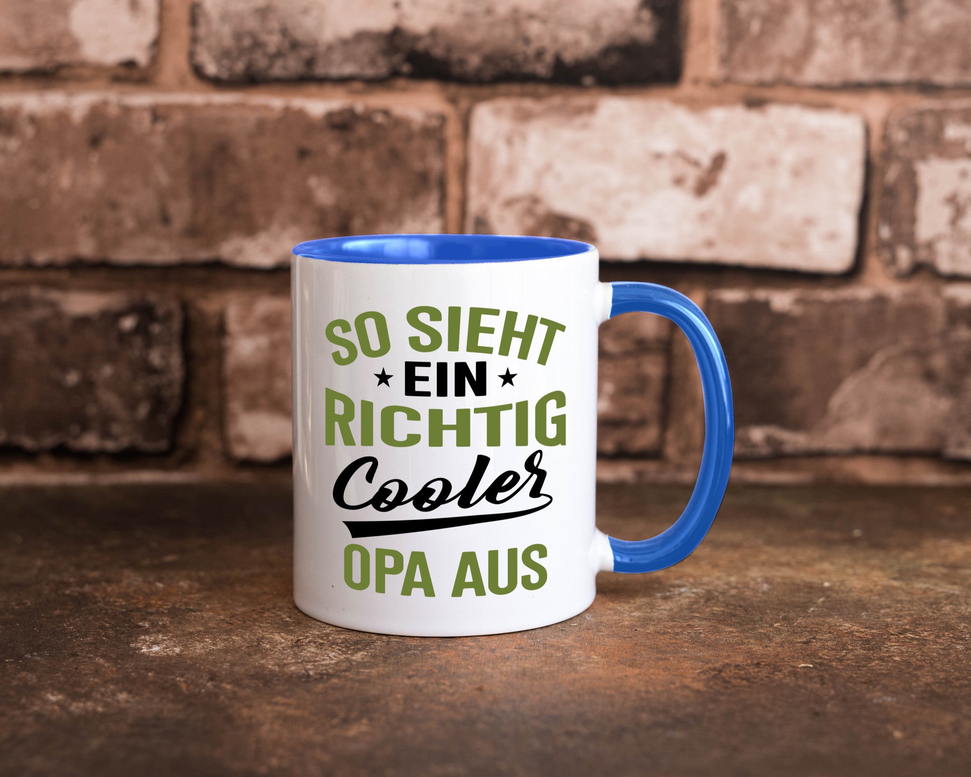 So sieht ein richtig Cooler Opa aus | Großvater Geschenkidee Familie Humor Tasse