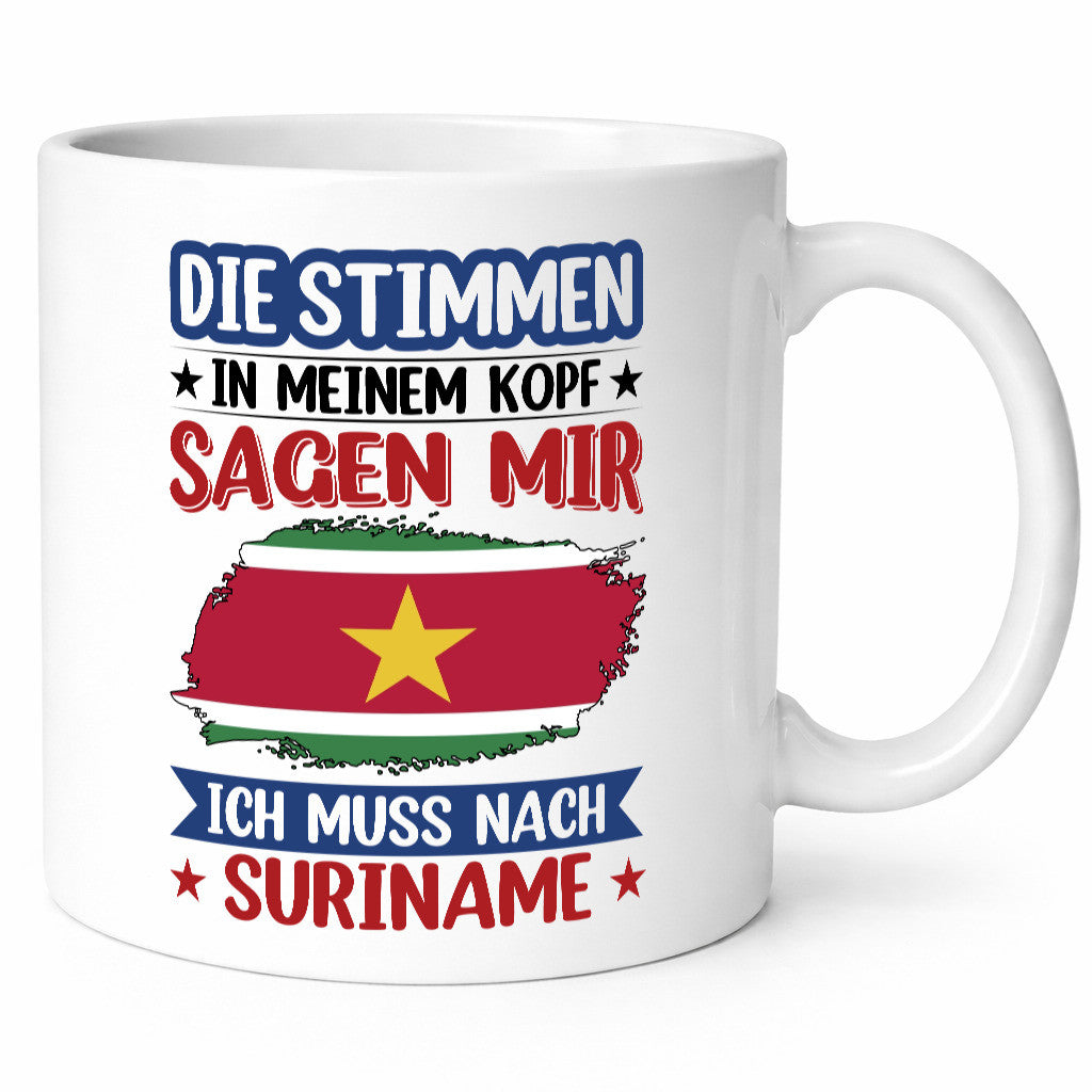 Suriname | Urlaub Stimmen in meinem Kopf Traumland v2 Geschenk Humor