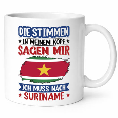 Suriname | Urlaub Stimmen in meinem Kopf Traumland v2 Geschenk Humor