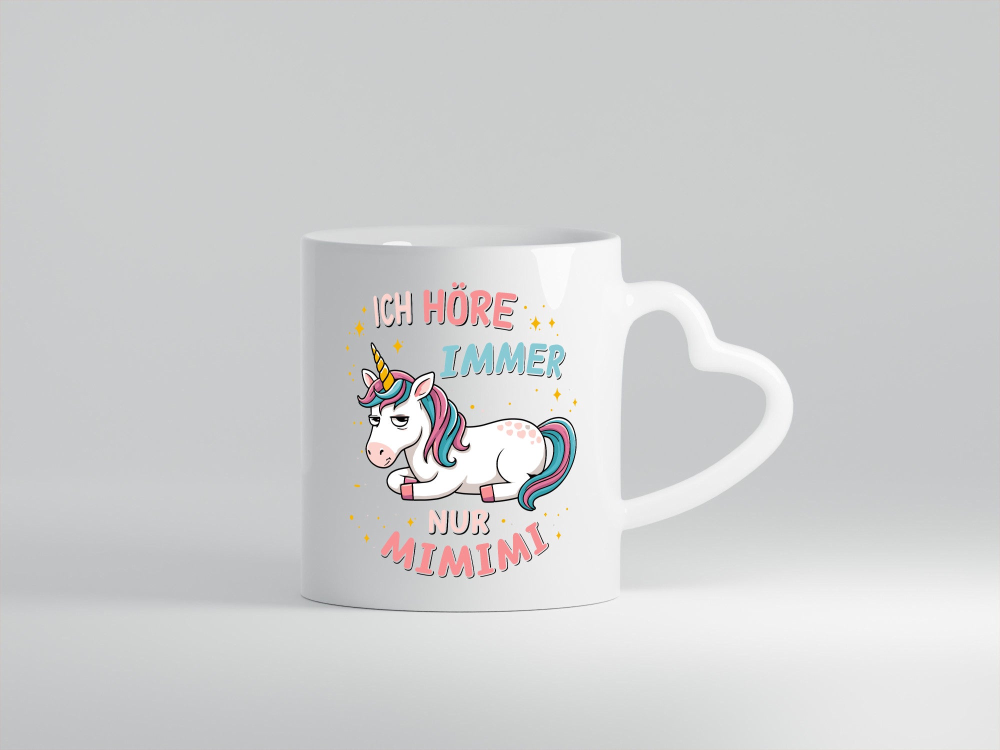 Ich höre nur Mimimi | Einhorn Faules v2 lustiger Spruch Geschenk Humor