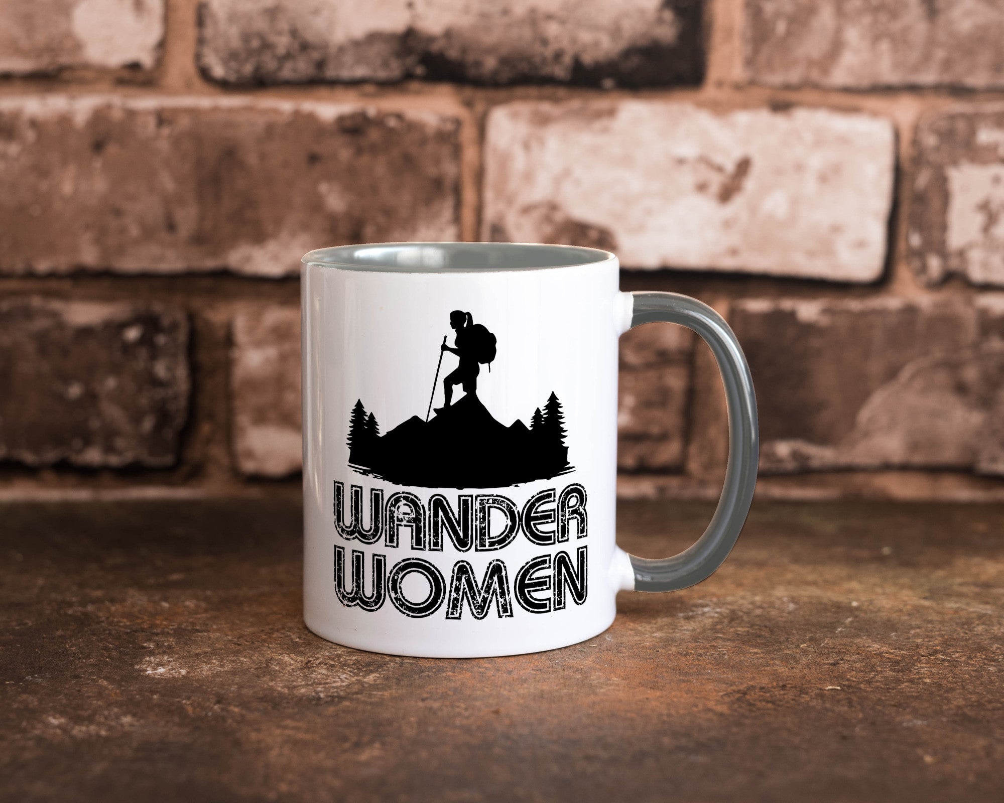 Wander Woman | Wandern Berge Geschenk Familie Geschenkidee lustiger Spruch Tasse