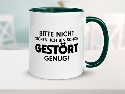 Bitte nicht stören | ich bin gestört Crazy lustig Humor Geschenkidee Geschenk