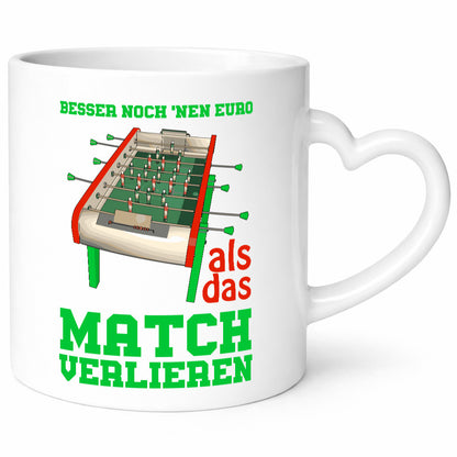 Tischkicker Tasse | Tischfußball Spruch Kicker Match lustig Humor Geschenkidee