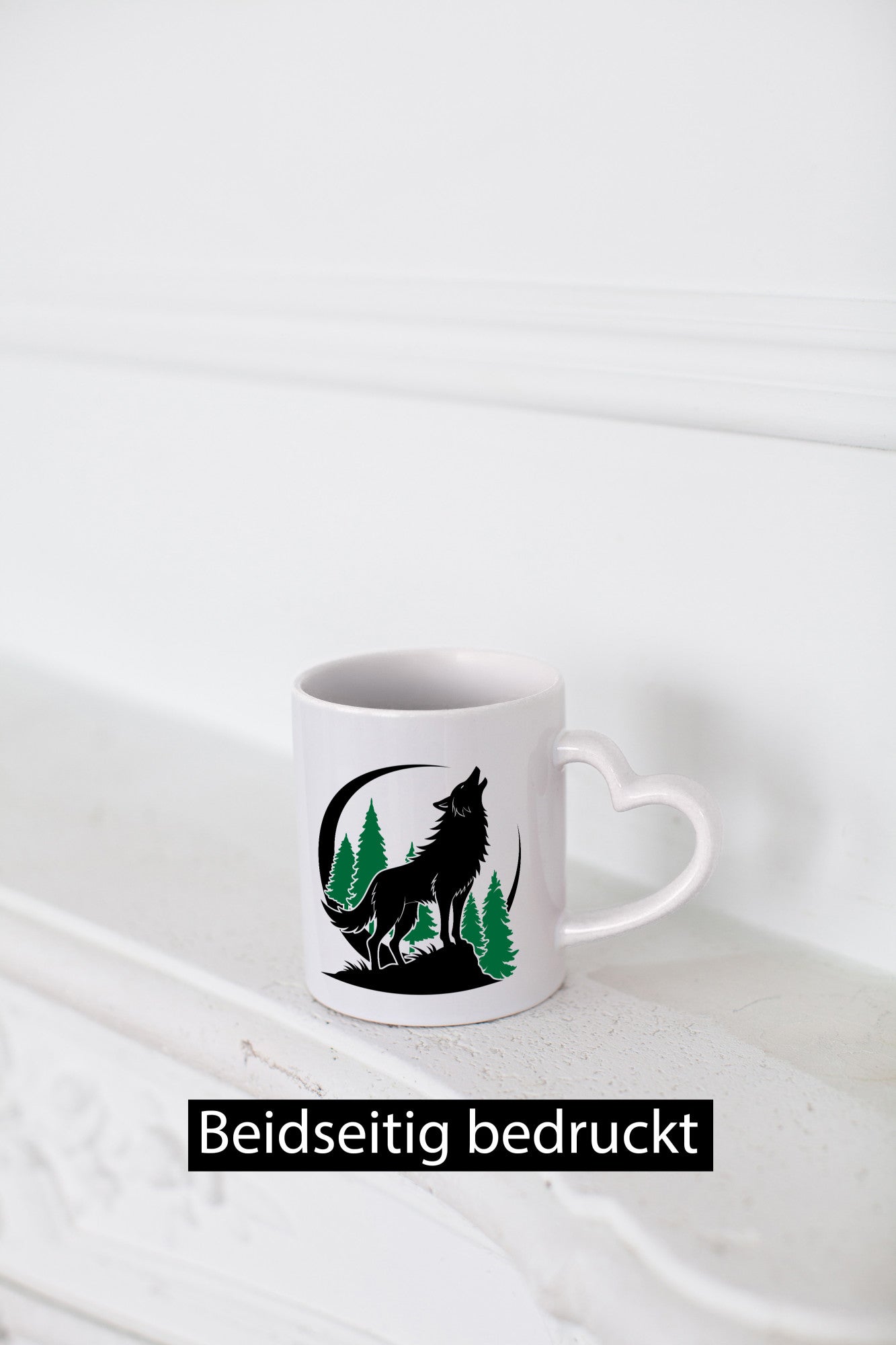 Wolf | Wald Schreiender lustig Humor Geschenkidee Geschenk Tasse