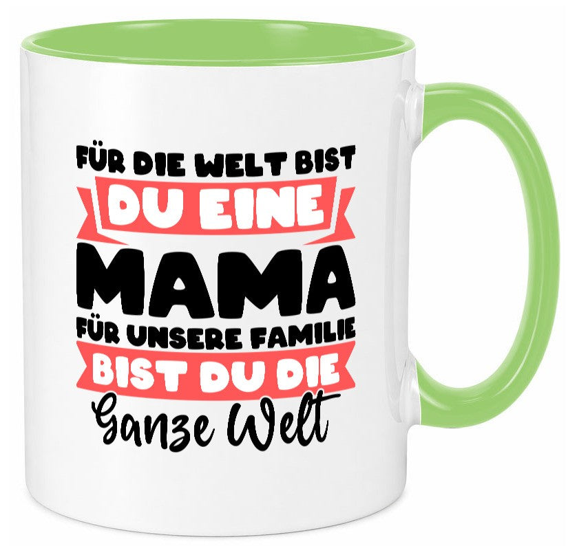 Beste mama der Welt vl5 lustig Familie Geschenkidee Geschenk Tasse