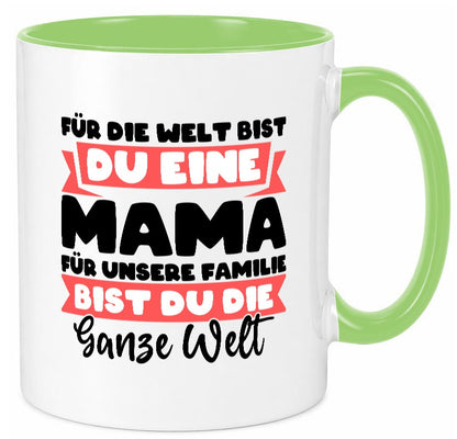 Beste mama der Welt vl5 lustig Familie Geschenkidee Geschenk Tasse