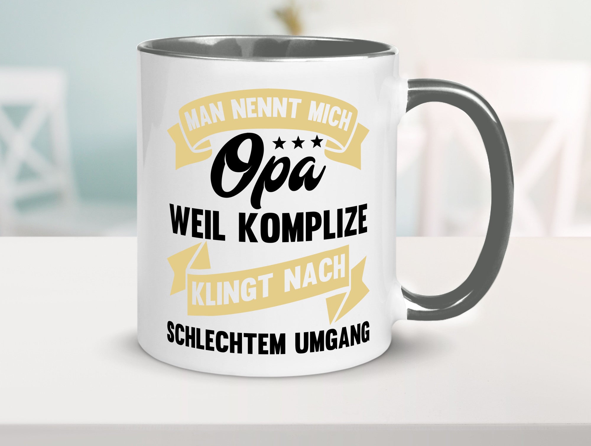 Man nennt mich Opa | Bester der Welt Humor Familie Geschenkidee Tasse