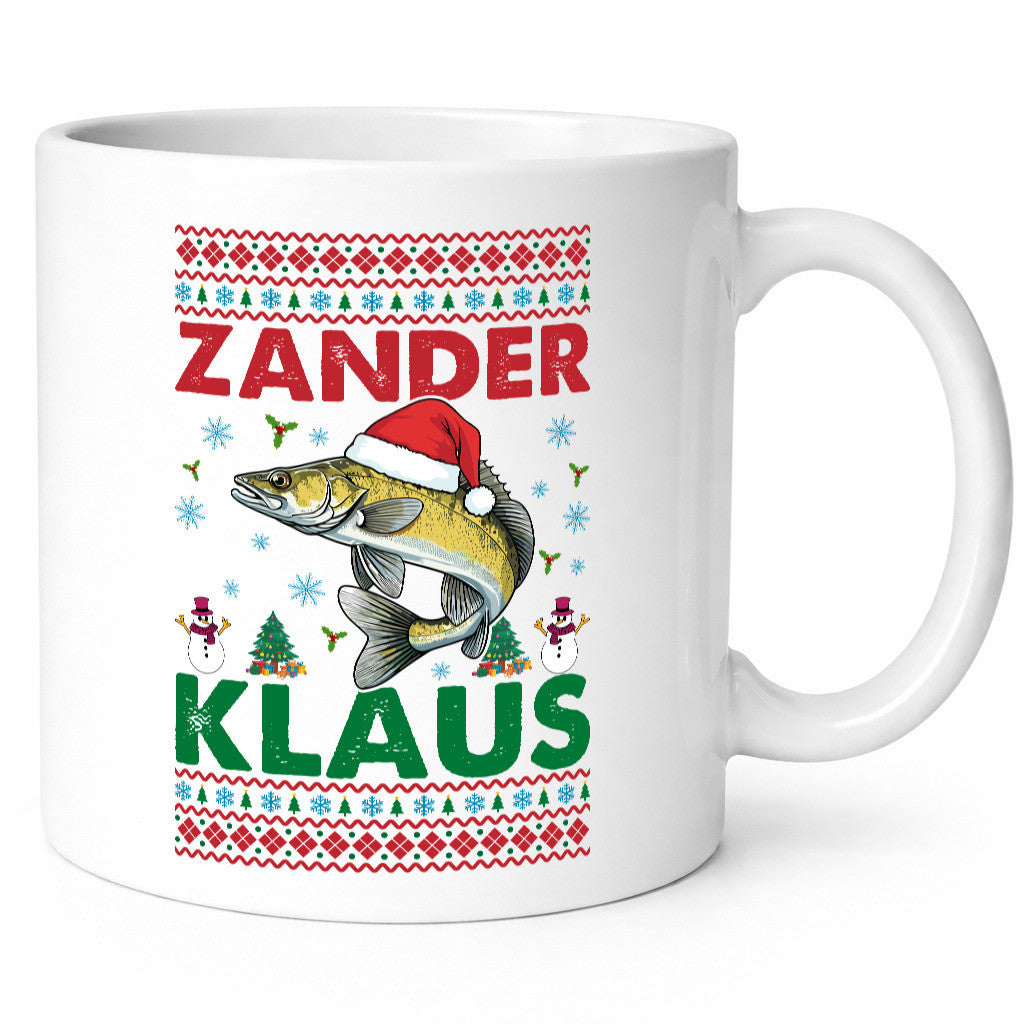 Zander Klaus | Ugly Christmas Angler Angeln v2 Geschenk Humor Geschenkidee