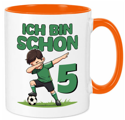 5. Geburtstag | 5 Jahre Fußballer lustiger Spruch Geschenk Geschenkidee Tasse