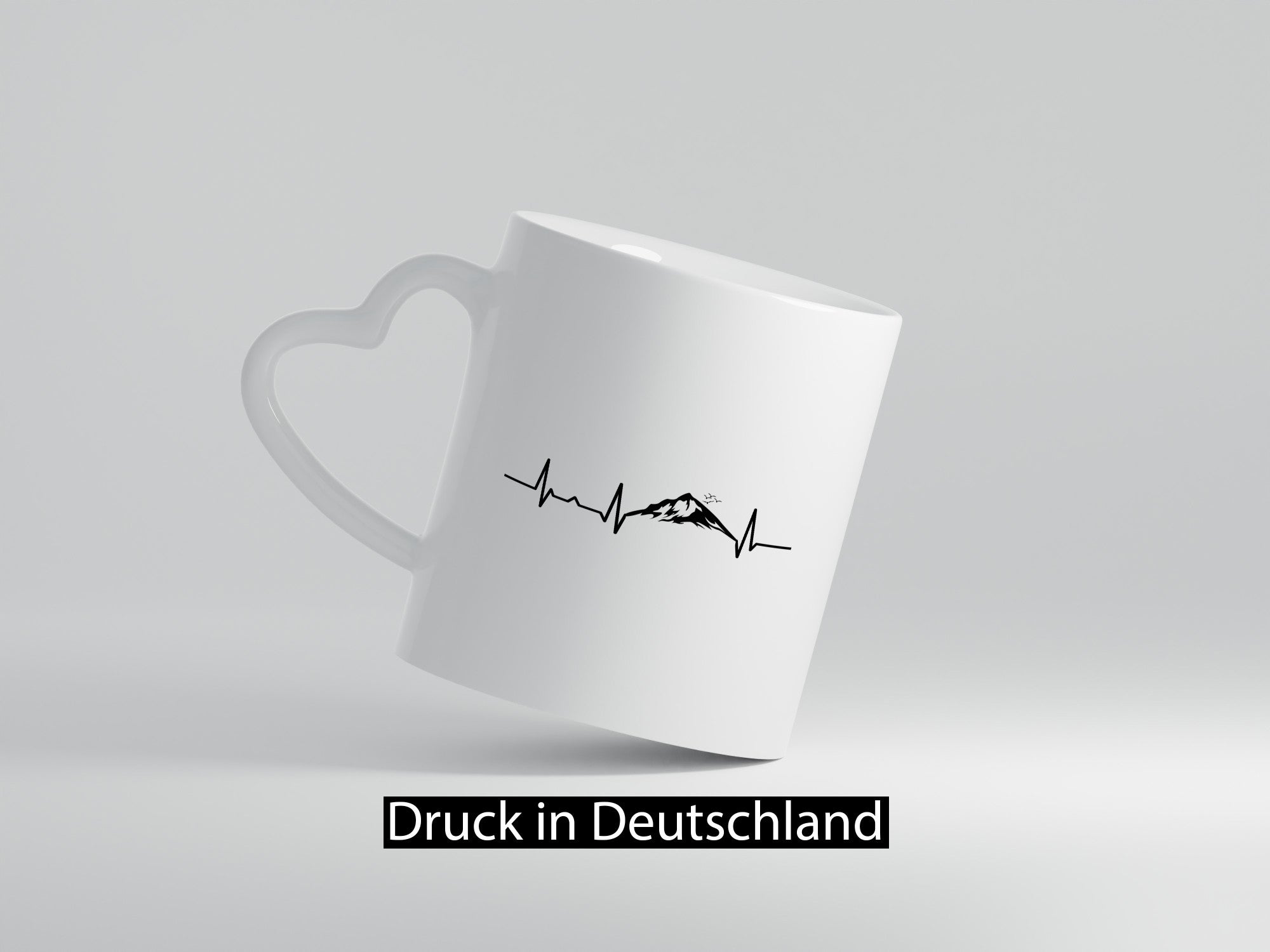 Berge Herzschlag | Wandern Bergsteigen klettern Geschenkidee Humor Tasse