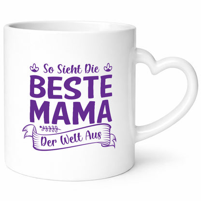 So sieht beste Mama aus | Urkunde lustiger Spruch Geschenk Familie Geschenkidee