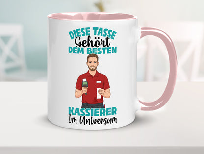 Im Universum: Kassierer Geschenk Humor Geschenkidee lustiger Spruch Tasse