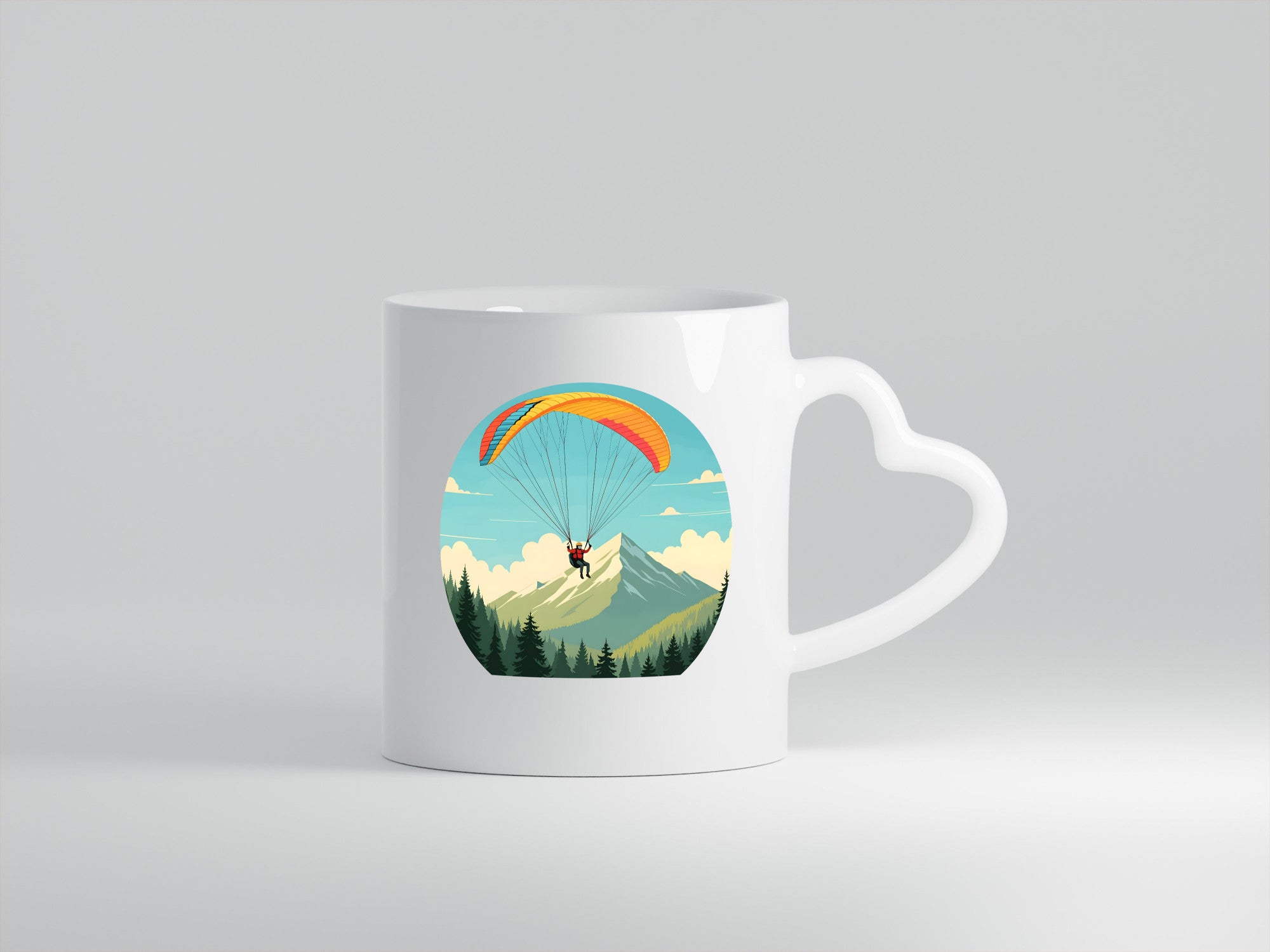 Gleitschirm | Motiv Paragleiter Gleitschirmfliegen vl9 Humor Geschenkidee Tasse
