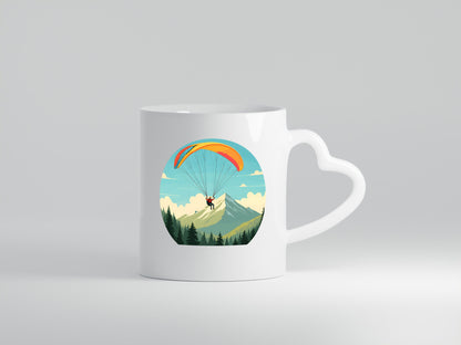 Gleitschirm | Motiv Paragleiter Gleitschirmfliegen vl9 Humor Geschenkidee Tasse