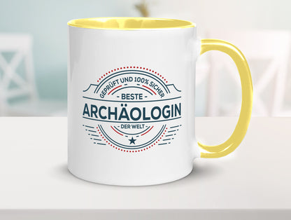 Geprüft und sicher: Archäologin| Archäologie | Forscherin Geschenk Humor
