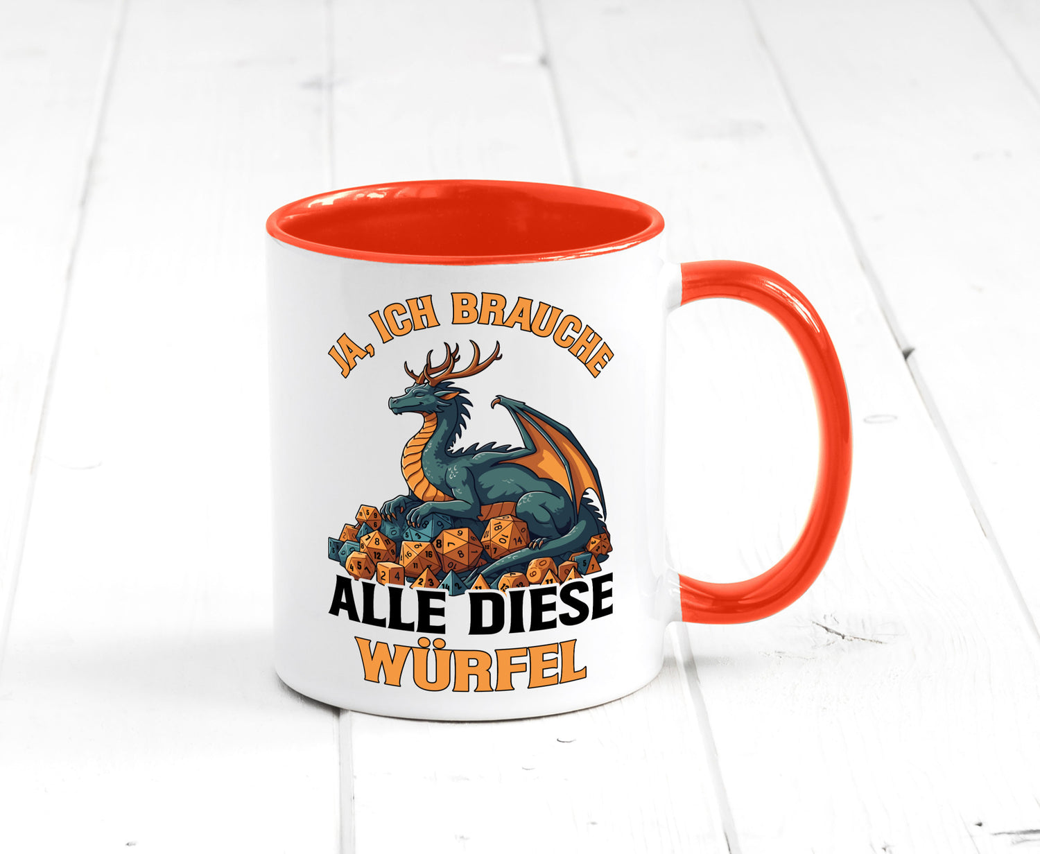 Ja ich brauche alle diese Würfel | Drache Rollenspiel v2 Geschenk Humor
