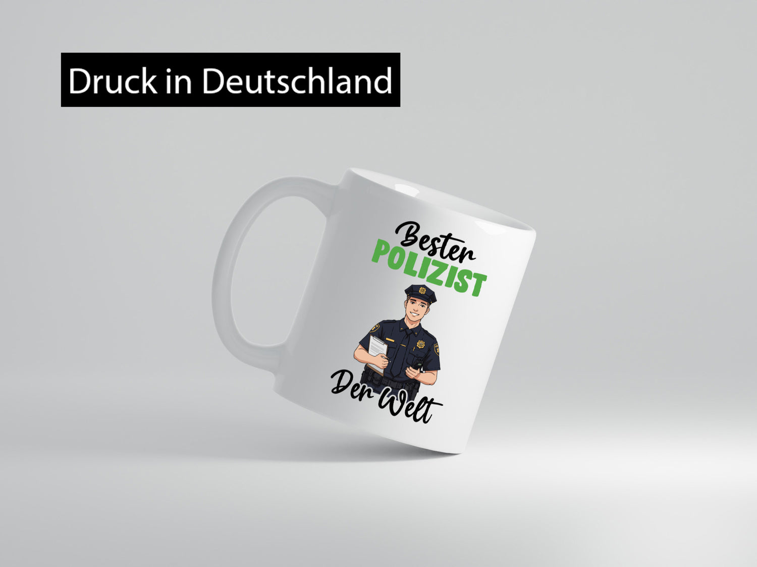 Bester Polizist | Polizei v2 Humor Geschenkidee Tasse