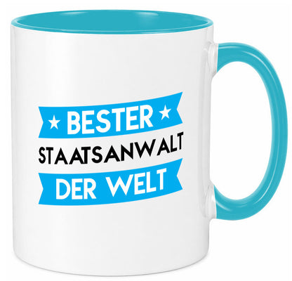 Bester Staatsanwalt | Anwalt Jurist lustig Humor Geschenkidee Geschenk Tasse