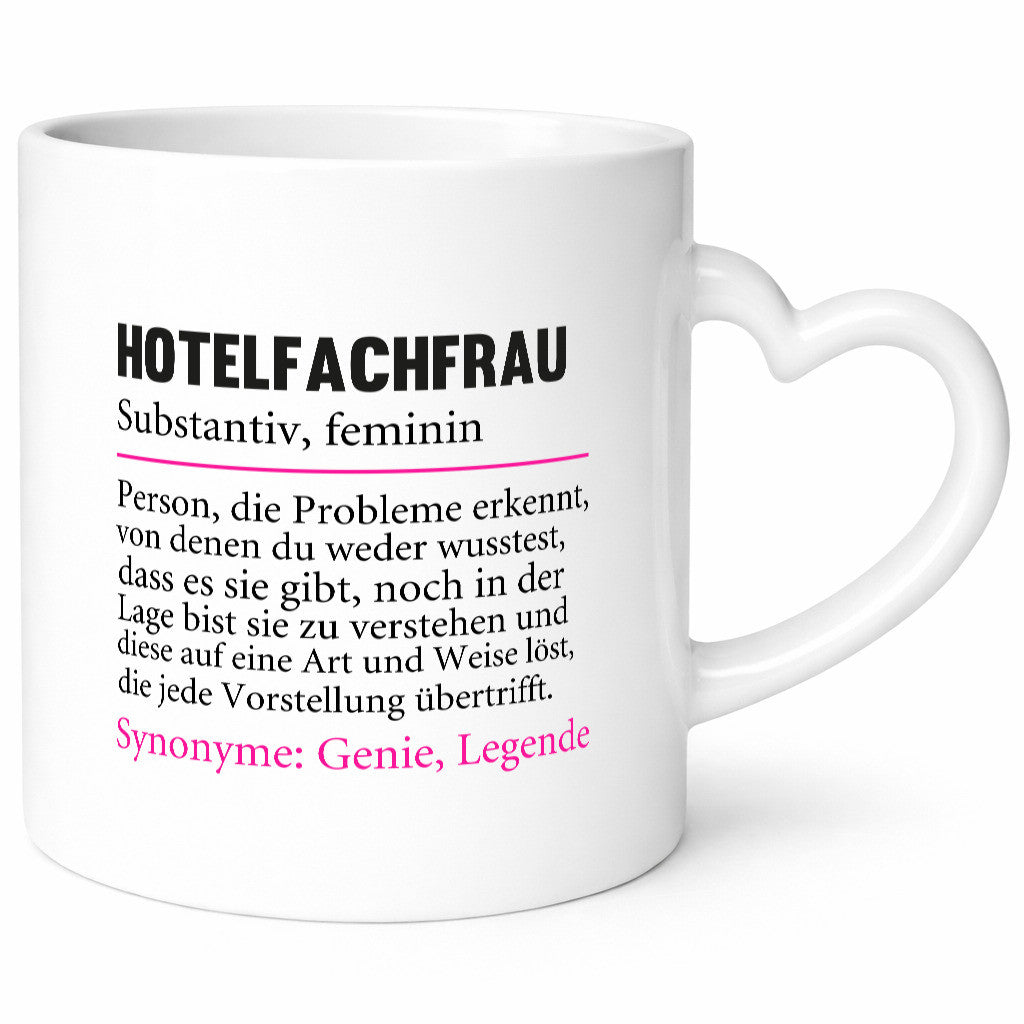 Hotelfachfrau | Beruf Spruch lustig Hotel Arbeit Kollegen Büro Geschenk Tasse