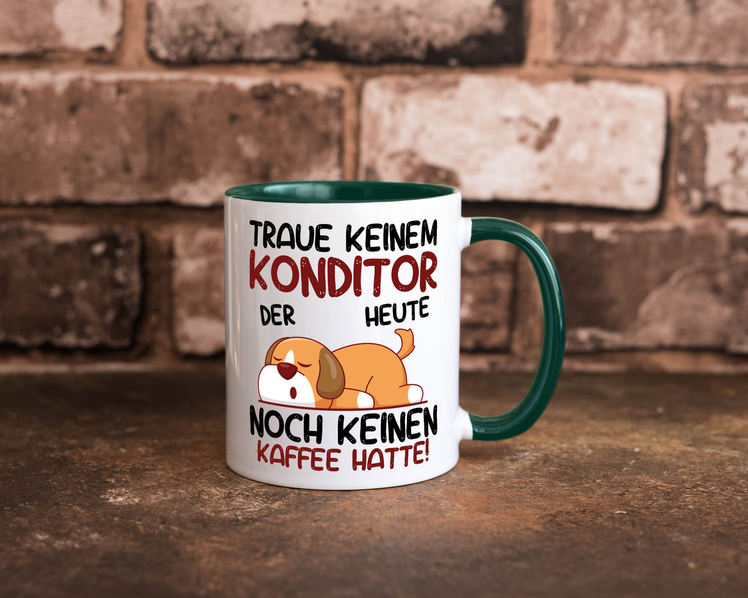 Traue keinem Konditor | Konditorei Humor Geschenkidee Tasse