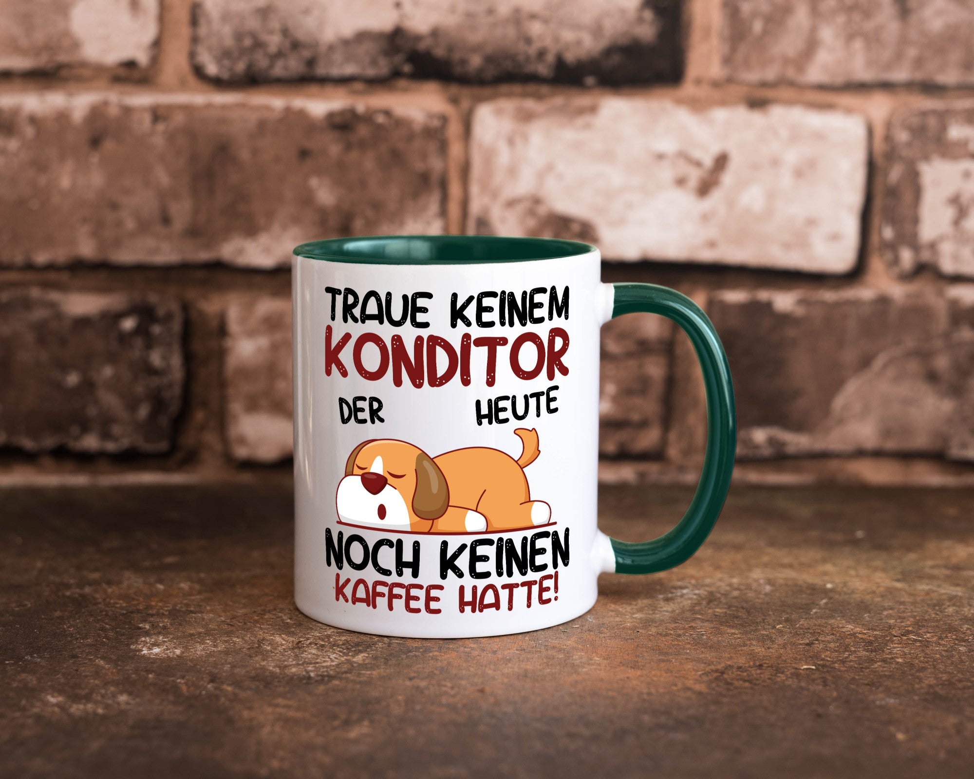 Traue keinem Konditor | Konditorei Humor Geschenkidee Tasse