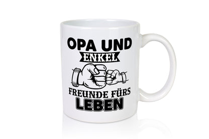 Opa und Enkel Freunde fürs Leben | Großvater Geschenkidee Familie Humor Tasse