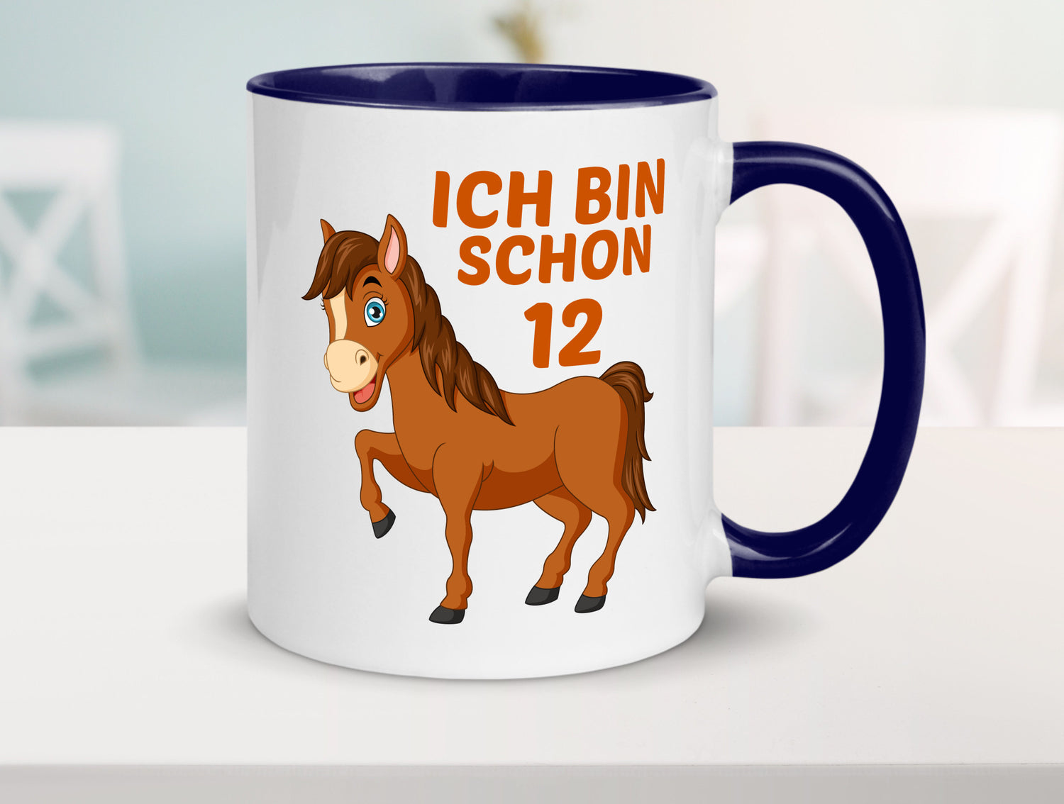 12. Geburtstag | Ich bin schon 12 Pferde Pony Geschenkidee Humor Tasse