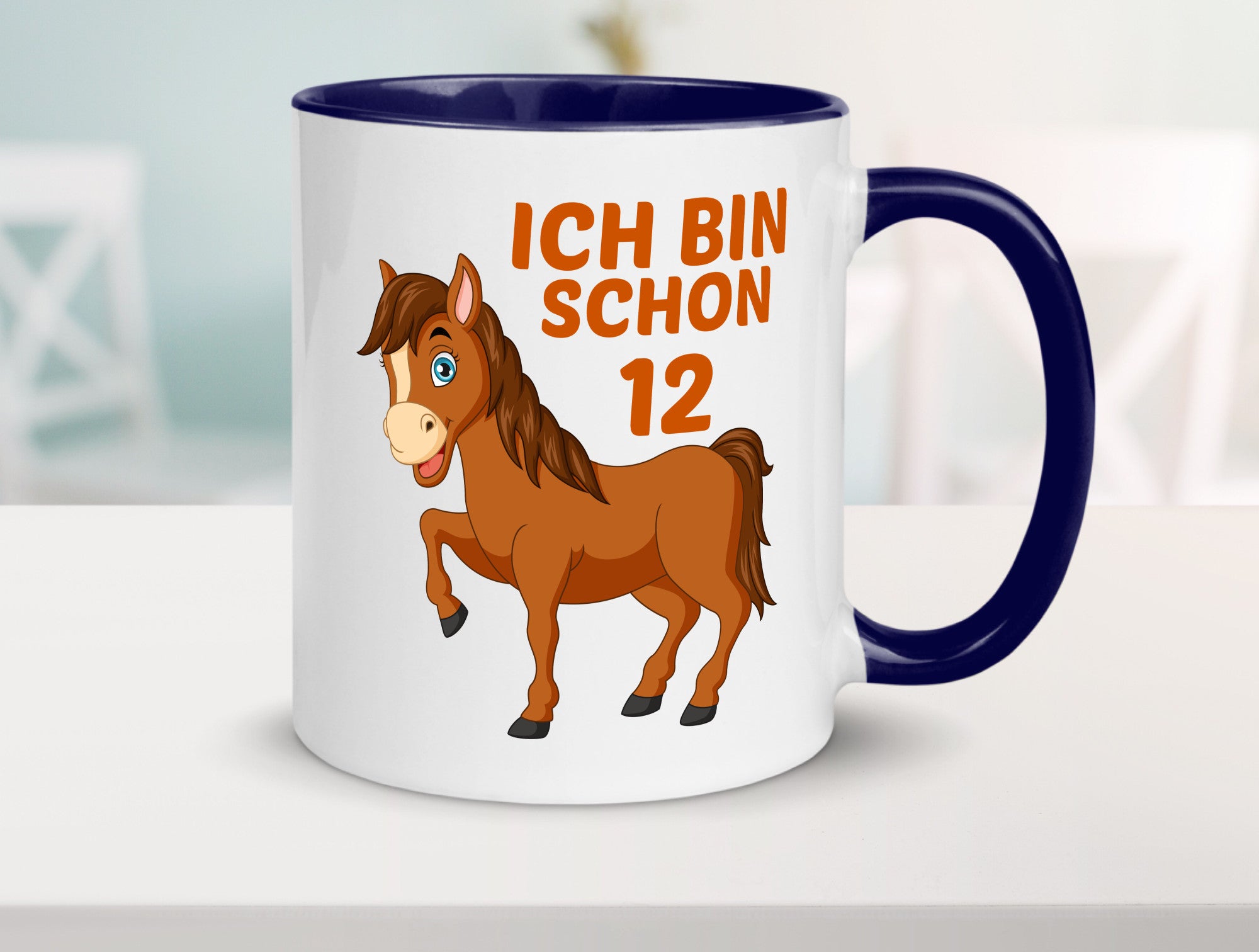 12. Geburtstag | Ich bin schon 12 Pferde Pony Geschenkidee Humor Tasse
