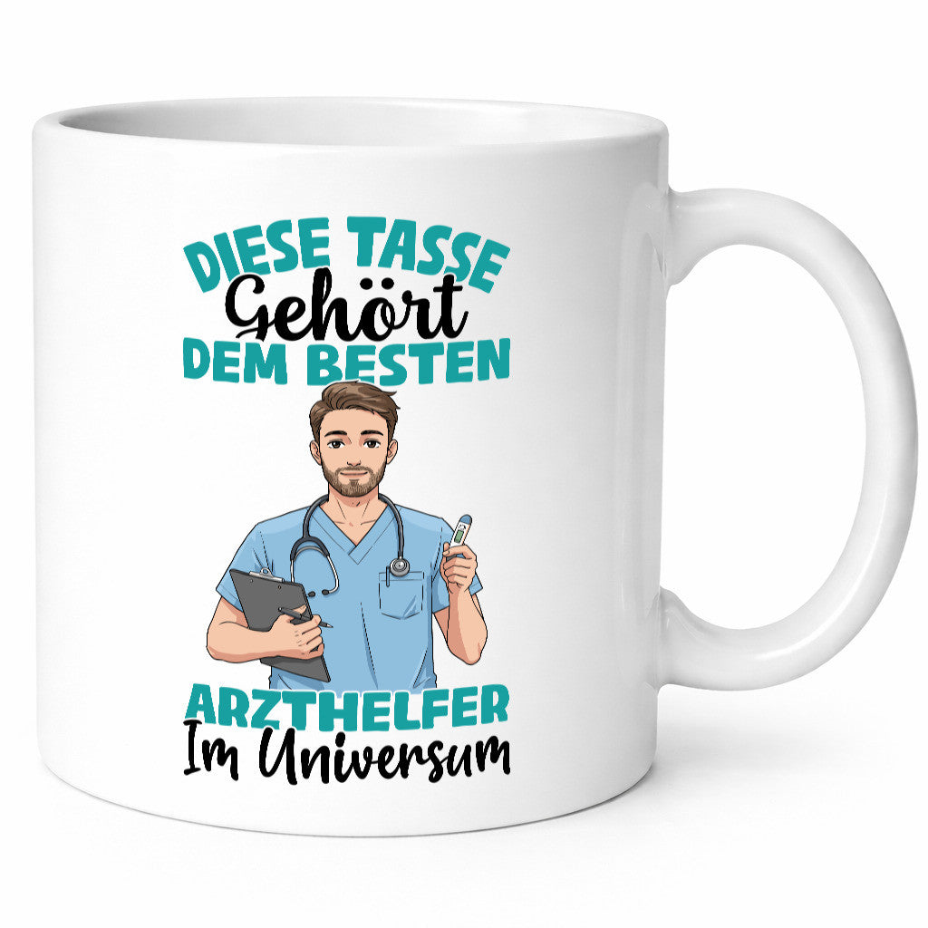 Im Universum: Arzthelfer | Fachangestellter Medizin Humor Geschenkidee Tasse
