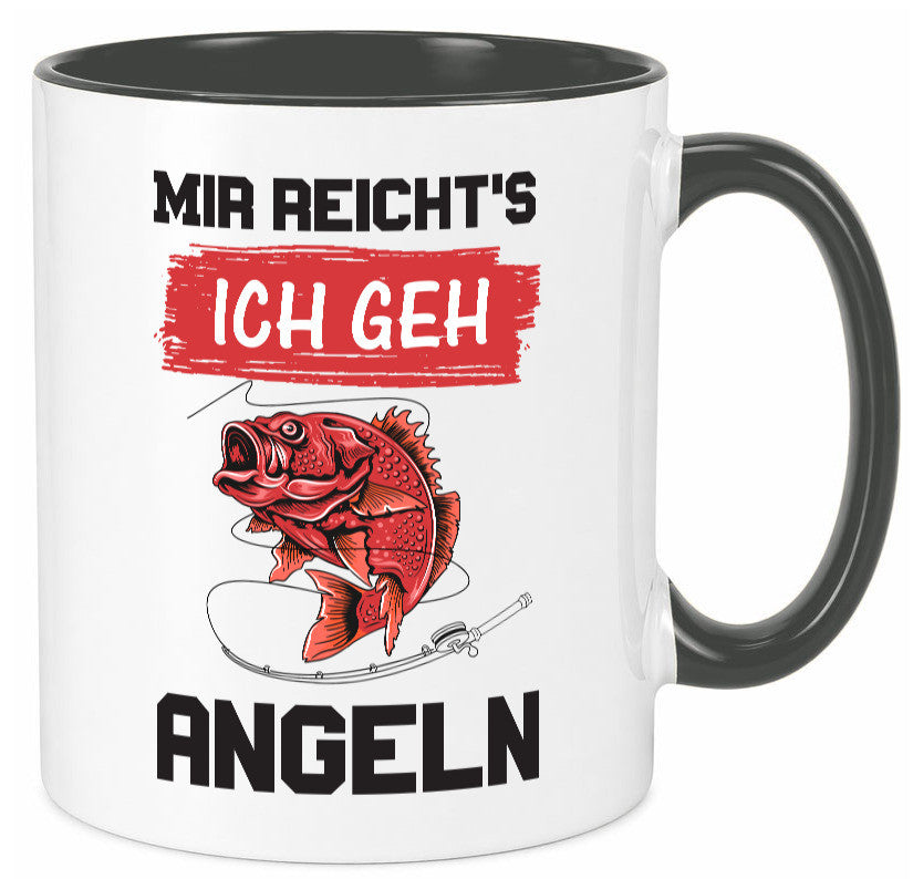 Ich geh angeln | Angler Tasse Fisch Fischer Humor lustig Geschenkidee Geschenk