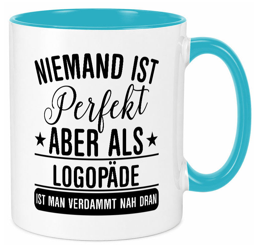Verdammt nah dran: Logopäde | Sprachtherapie lustig Humor Geschenkidee Geschenk