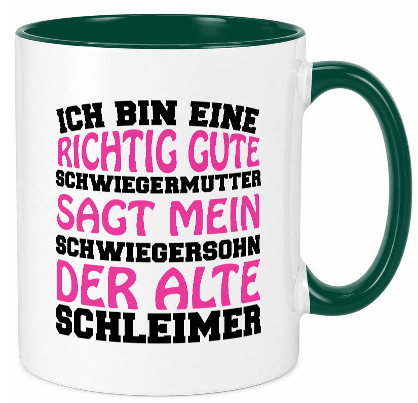 Gute Schwiegermutter lustig Familie Geschenkidee Geschenk Tasse