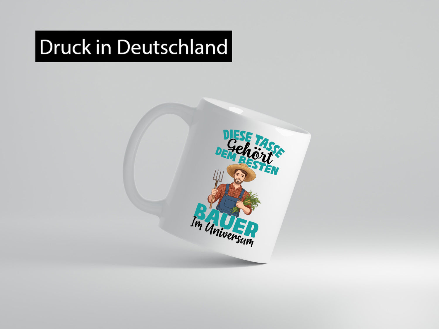 Im Universum: Bauer | Bauernhof Landwirtschaft lustiger Spruch Geschenk Humor