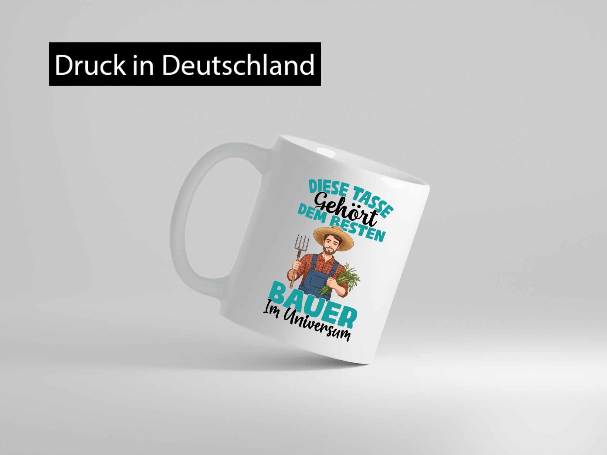 Im Universum: Bauer | Bauernhof Landwirtschaft lustiger Spruch Geschenk Humor