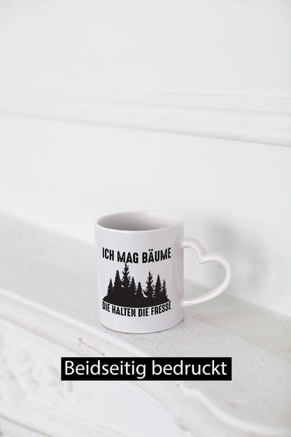 Ich mag Bäume | Wald Die halten Fresse Geschenk Humor Geschenkidee lustiger