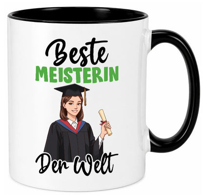 Beste Meisterin | Meisterbrief v2 Geschenk Humor Geschenkidee lustiger Spruch