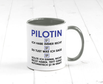 Ich habe immer Recht Pilotin | Definition Piloten v2 lustiger Spruch Geschenk