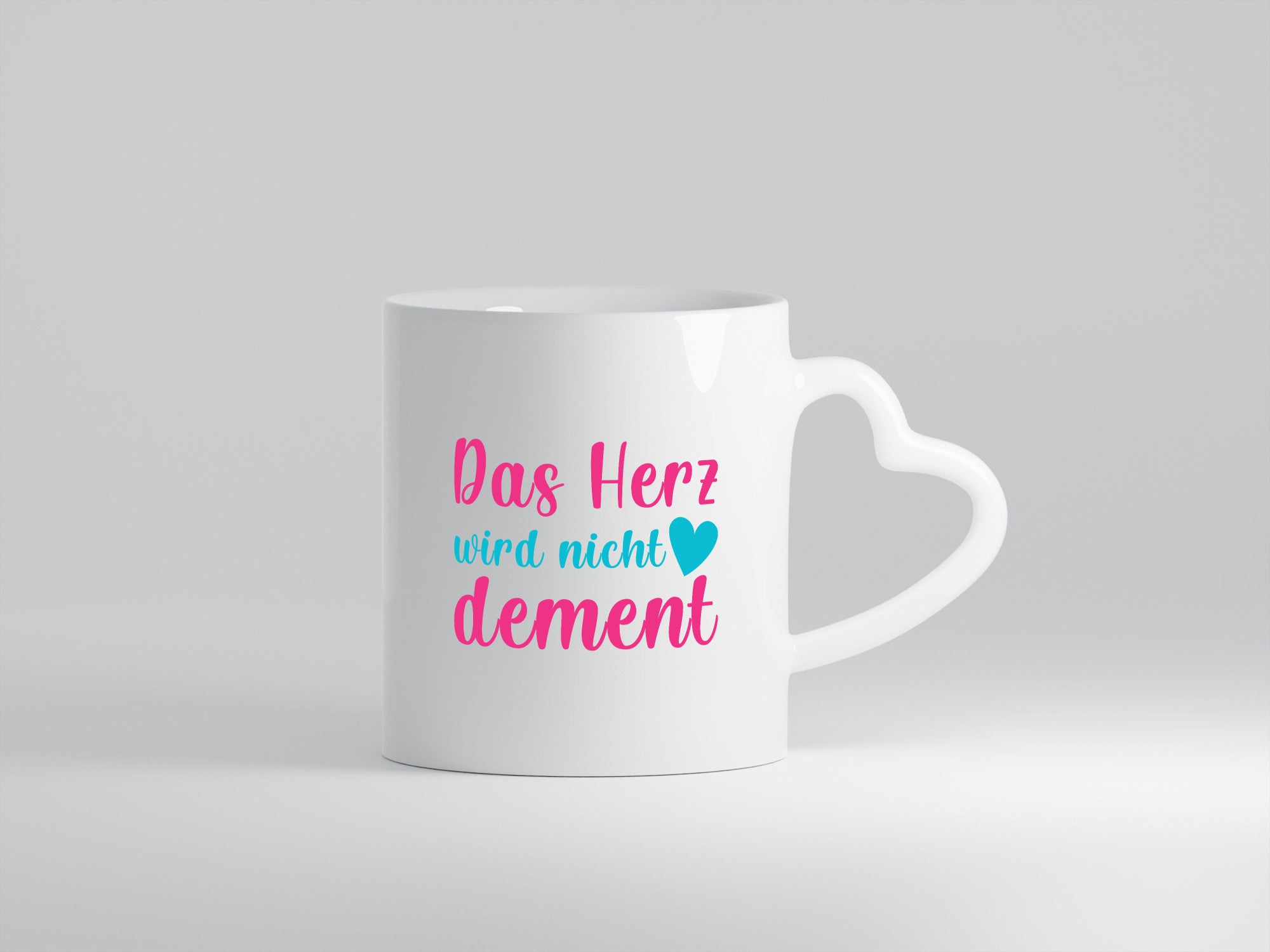 Herz wird nicht dement | lustig Humor Geschenkidee Geschenk Tasse