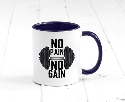 No Pain Gain | Training Motivation Fitness Pumpen lustig Humor Geschenkidee