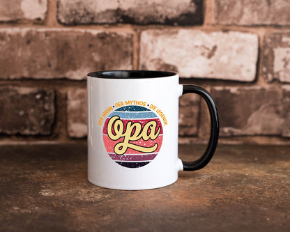 Die Legende Opa | Großvater Spruch Enkelkinder Geschenk Familie Geschenkidee Tasse