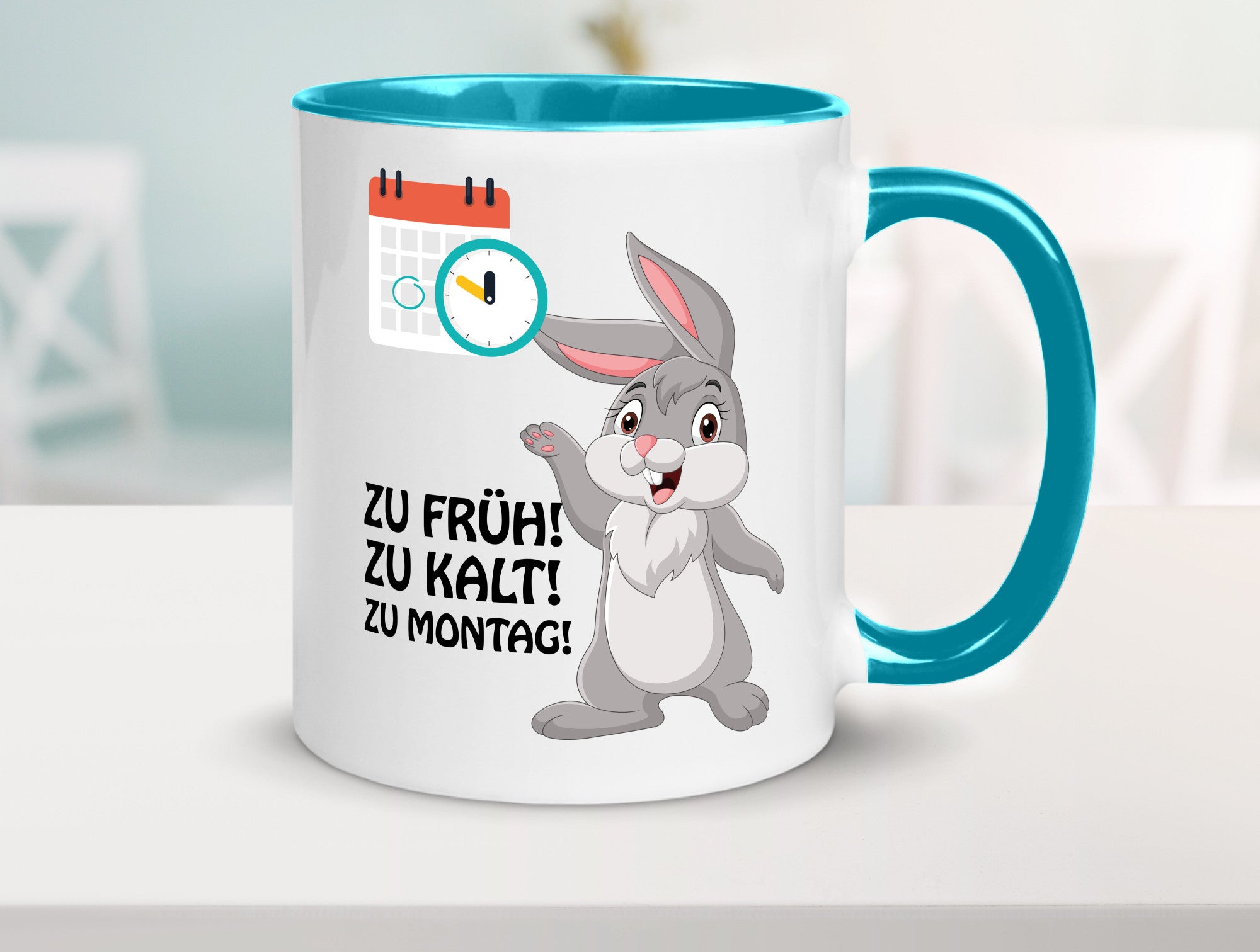Kalter Montag Geschenkidee Humor Tasse