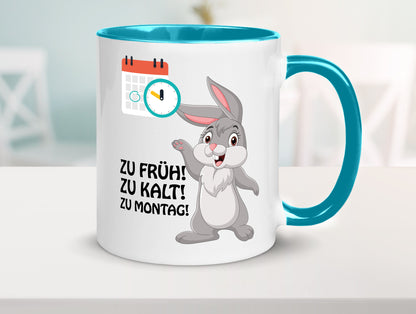Kalter Montag Geschenkidee Humor Tasse