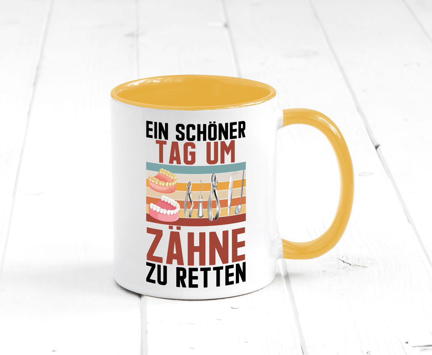 Ein schöner Tag um zähne zu retten | Zahnarzt Geschenk Humor Geschenkidee
