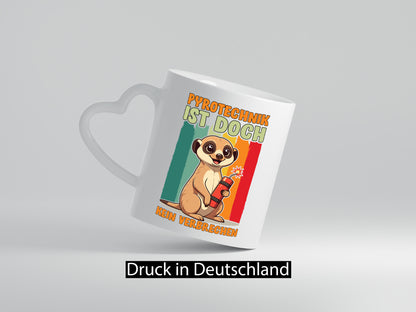 Pyrotechniker ist doch kein Verbrechen | Feuerwerk Geschenkidee Humor Tasse