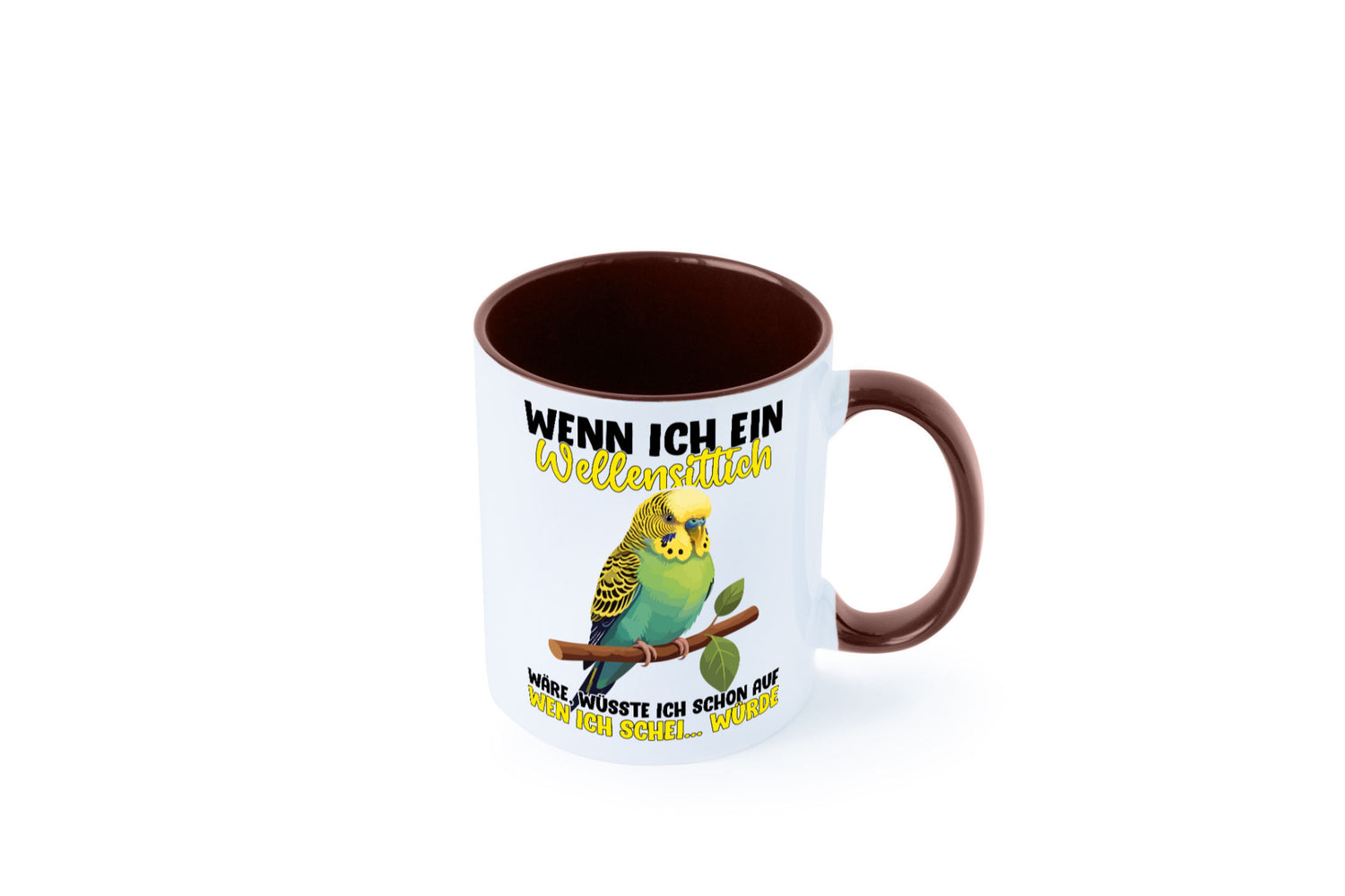 Wellensittich | Vogelbesitzer Humor Geschenkidee Tasse