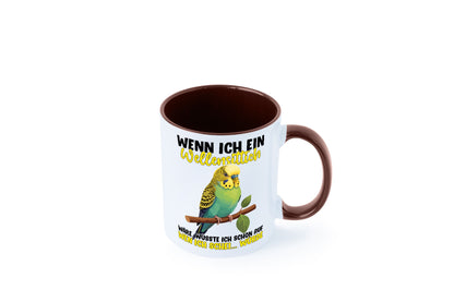 Wellensittich | Vogelbesitzer Humor Geschenkidee Tasse