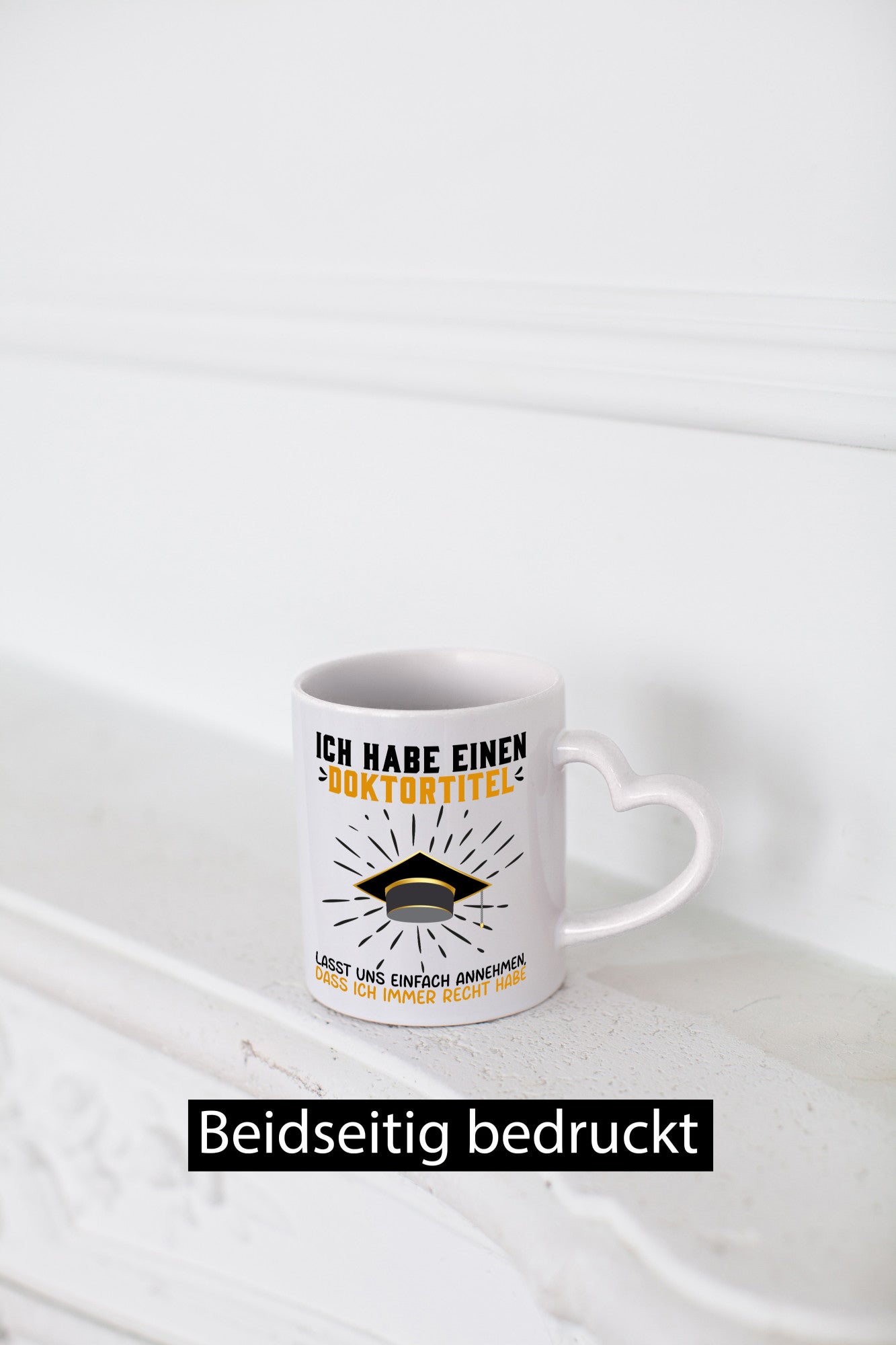 Ich habe einen Doktortitel | Beachlor Abschluss Geschenkidee Humor Tasse