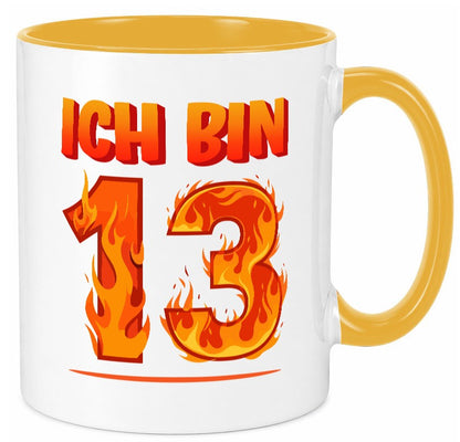 13. Geburtstag | 13 Jahre Drache lustiger Spruch Geschenk Geschenkidee Tasse